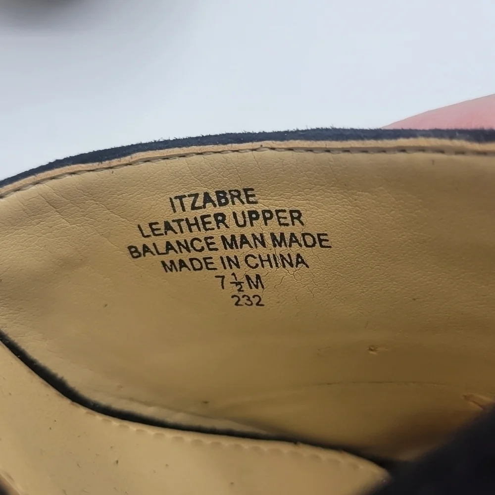 Ivanka Trump leather upper platform with fringe details size 71/2m
